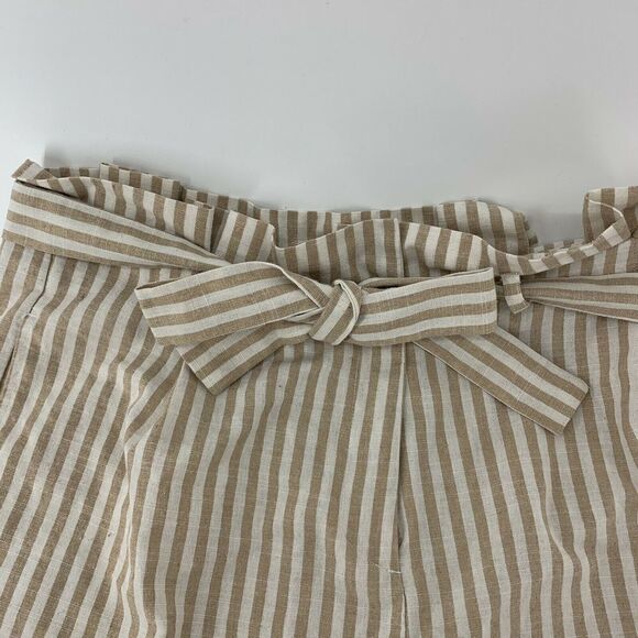 Love Tree Striped Paper Bag Shorts Medium - Picture 2 of 7